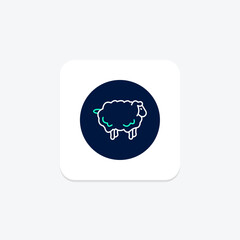 Sheep, vector, pixel perfect, illustrator file