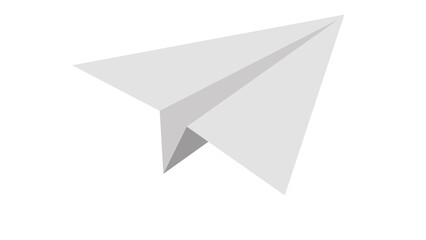 Simple paper airplane design soaring high conveying messages effortlessly