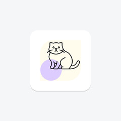 Scottish Fold, vector, pixel perfect, illustrator file