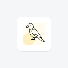 Sun Conure, vector, pixel perfect, illustrator file