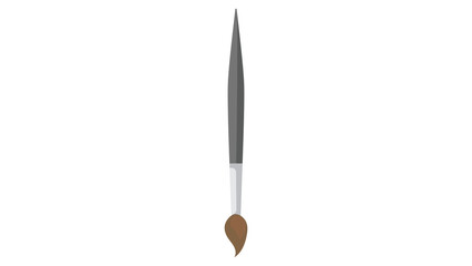 Elegant paintbrush ready to create stunning artwork masterfully designed for artistic expression
