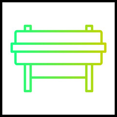 Construction Fence icon design