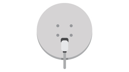 Satellite dish antenna technology futuristic design broadcasting connection