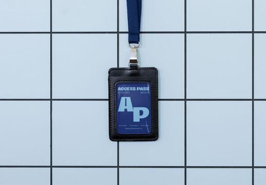 ID Verification Pass Mockup