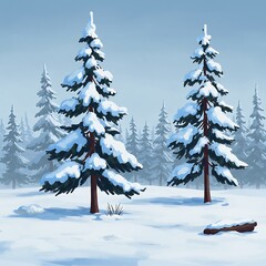 Fototapeta premium Winter's Embrace