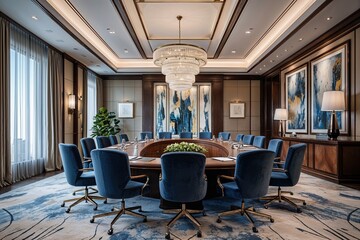 Elegant Corporate Meeting Room Designed for Luxury and Engagement