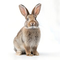 Fototapeta premium rabbit on white background