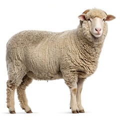 Obraz premium Aries Merino Sheep 3 Years Old Standing