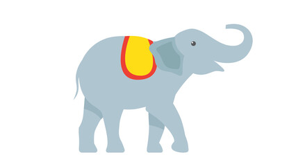 Adorable elephant illustration perfect for kids books vibrant colors and playful design makes it delightful