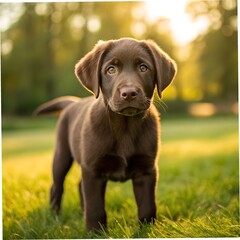 Young Labrador Retriever 4 Months Old