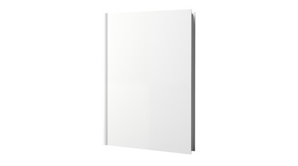 Blank White Book Mockup Perfect for Design Presentations and Branding Projects