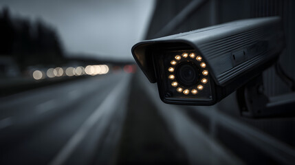 Infrared License Plate Recognition Camera Night Vision Vehicle Identification System Security Surveillance Technology Automated Number Plate Reader System Enhanced Traffic Monitoring
