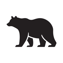 bear silhouette vector