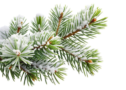 tree branch covered with snow clipart png image on transparent background