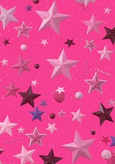 Pink Starfall Symphony