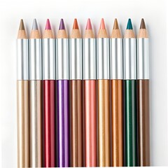  Set of Colored Cosmetic Pencils for Eye and Lip Makeup