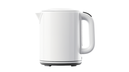 Sleek White Electric Kettle Perfect for Modern Kitchens Tea Coffee Water Heating Appliance