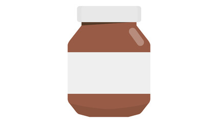 Delicious chocolate spread jar yummy treat perfect for breakfast or snack time