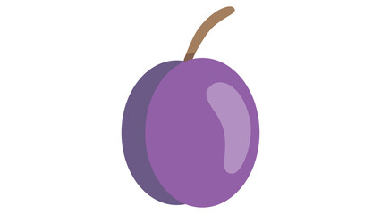 Obraz premium Juicy plum delicious fruit vibrant color tempting treat healthy eating