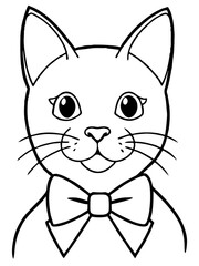 Obraz premium Closeup portrait of funny ginger cat wearing sunglasses isolated on light cyan. Copyspace