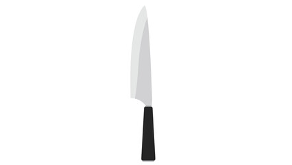 Sleek chef knife perfect cutting tool elegant design sharp blade professional kitchen essential