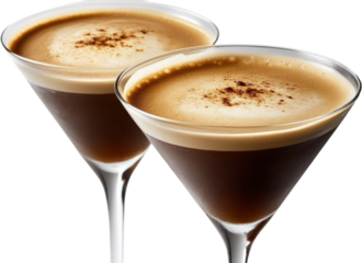 Two Espresso Martini Cocktails