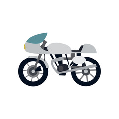 Fototapeta premium Motorcycle bike motor sports vector symbol sign icon illustration vector