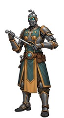 Fototapeta premium statuette of a knight