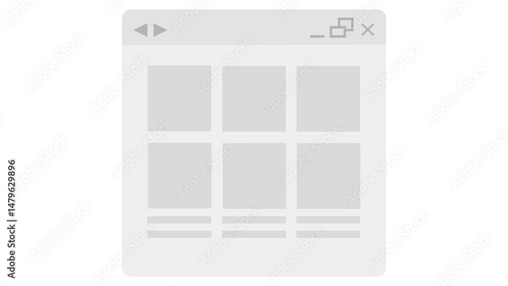 Poster modern website template clean design user friendly interface perfect for your project