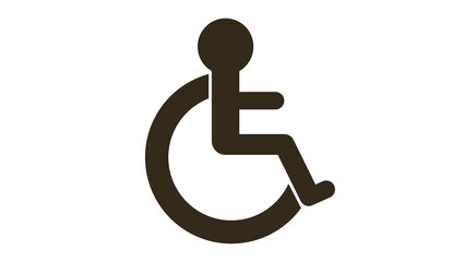 Accessibility icon symbol design for inclusivity powerful message