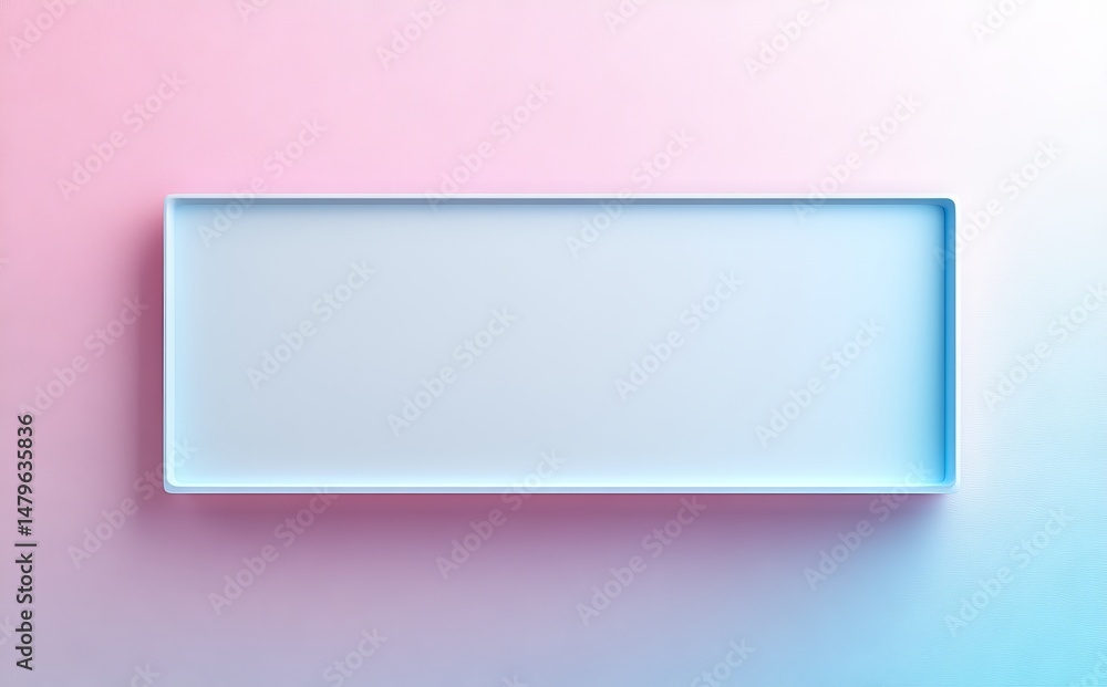 Poster transparent background featuring an empty browser window, accompanied by an empty web page mockup th