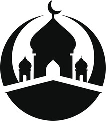 Halal Food Certification Icons – Silhouette Style Badges, Stamps & Labels, Vector 