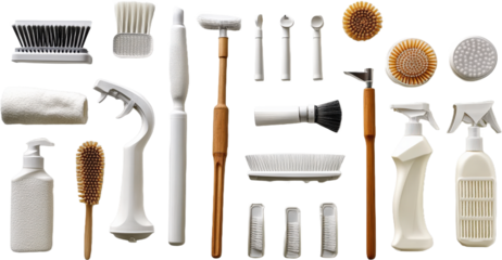 Assorted Cleaning Supplies and Tools