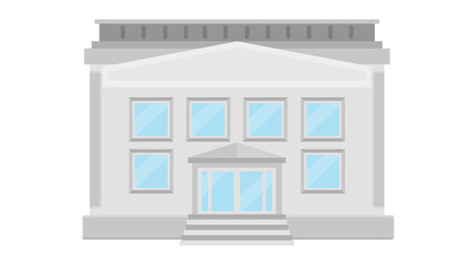 Elegant Neoclassical Building Design Modern Architecture Iconic Structure