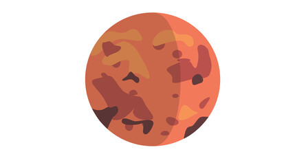 Mars planet cosmic fiery surface exploration journey awe inspiring view