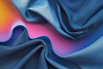 Modern Gradient Denim Blue Layout for Eye-Catching Visual Design