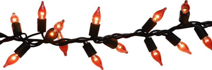 Warm Red Christmas Lights