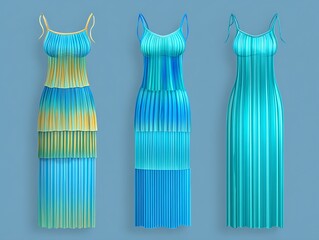 Aqua Pleats: A Summer's Trilogy