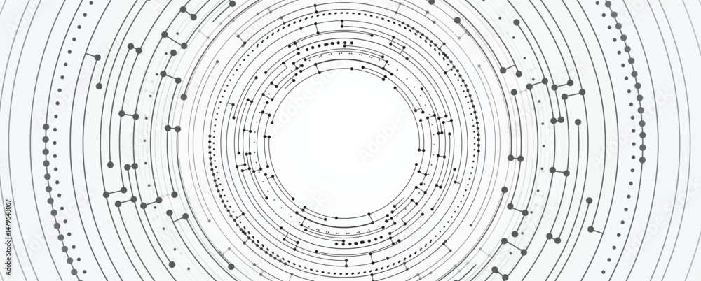 Poster futuristic abstract circuit technology concept background