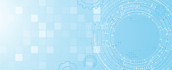 Futuristic abstract circuit technology concept background