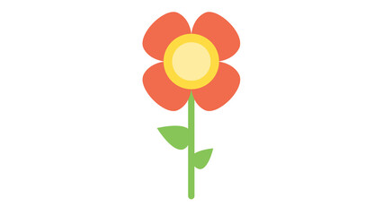 Vibrant flower blooming joyful spring nature art design element