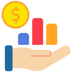 Competitive Advantage Icon Business Strategy Element