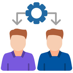 Conflict Resolution Icon Workplace Harmony Symbol