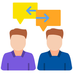 Sharing Icon Communication and Collaboration Concept