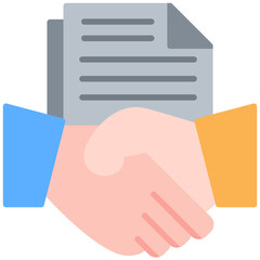 Joint Venture Icon Business Collaboration Symbol