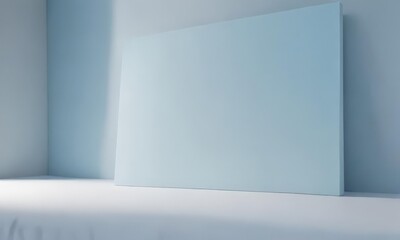 Fototapeta premium Abstract light blue canvas with soft color transitions Luxurious, smooth surface , elegant background, delicate, peaceful