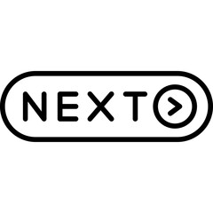 Next Button Icon Navigation Arrow UI Element