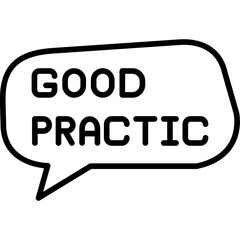 Good Practice Icon Best Business Practices Symbol