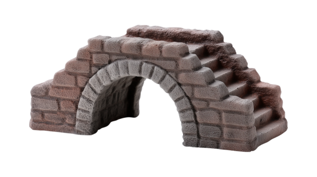 Miniature Stone Bridge Arch for Model Landscapes