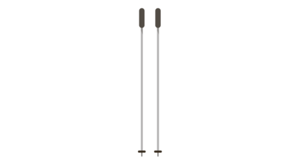 Sleek modern ski poles perfect for winter adventures stylish and functional design
